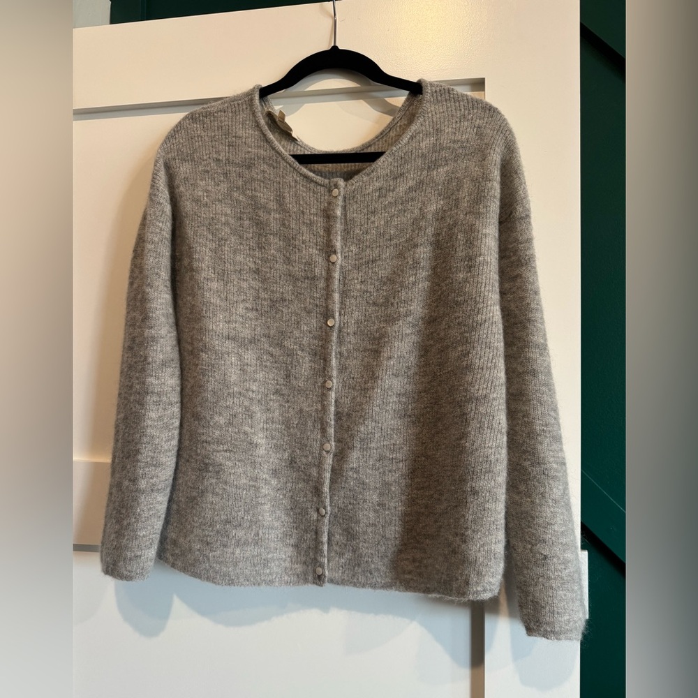 Grey Sezane Gaspard Cardigan Size Small